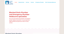 Desktop Screenshot of blockeddrainplumbers.com